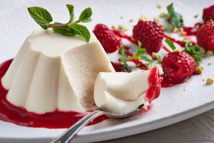 Receta de panna cotta, fácil y sin horno