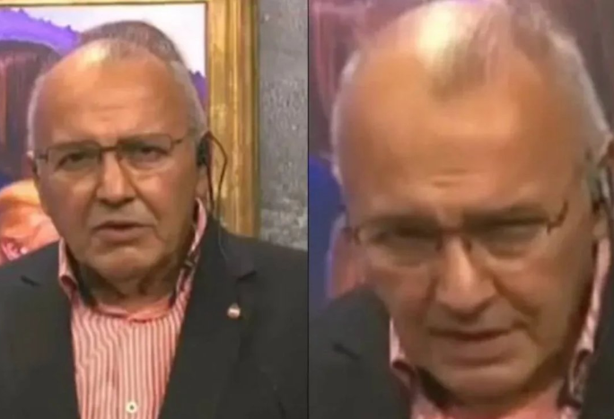 VIDEO: el momento en el que Hernán Damiani se infarta en vivo y luego muere