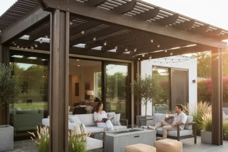 Por qué conviene tener una pérgola de madera en el patio, más allá de la estética