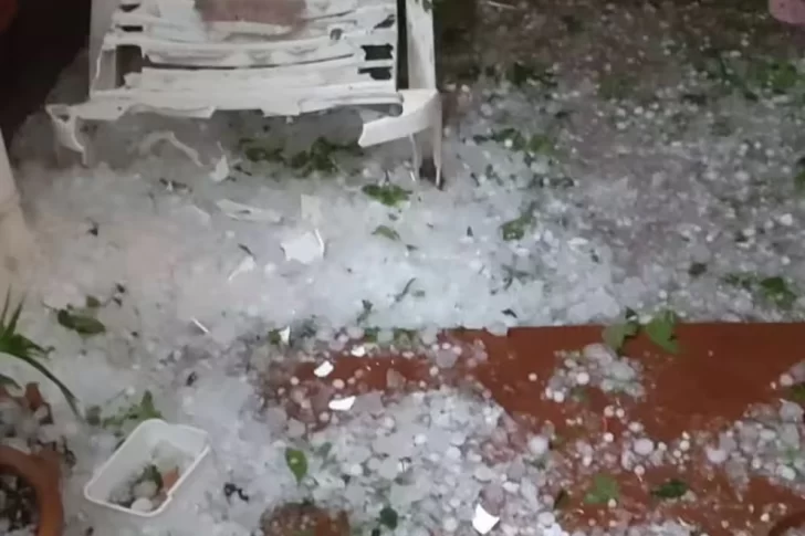 Se registraron destrozos, granizo y fuertes tormentas en Buenos Aires, Córdoba y Santa Fe
