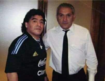 Fabio Méndez, el testigo privilegiado del último paso de Maradona por San Juan Fabio Méndez, el testigo privilegiado del último paso de Maradona por San Juan