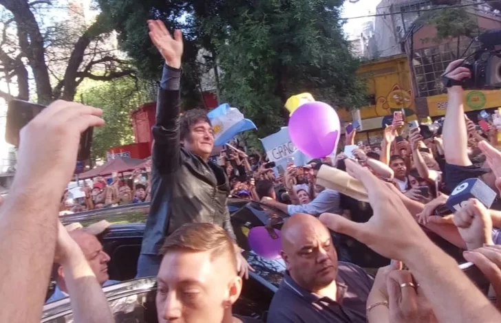 Hubo tensión entre militantes a favor y en contra de Javier Milei en Mendoza