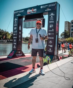 Jorge Tobal: la voz del Ironman que es una marca registrada en San Juan Jorge Tobal: la voz del Ironman que es una marca registrada en San Juan