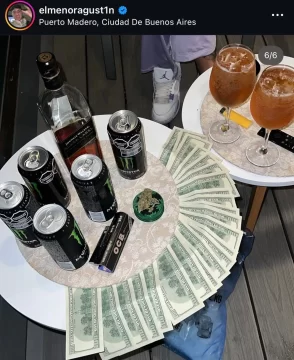 Drogas y dólares: un jugador de Independiente pidió perdón por las fotos tomadas en su casa que se viralizaron Drogas y dólares: un jugador de Independiente pidió perdón por las fotos tomadas en su casa que se viralizaron