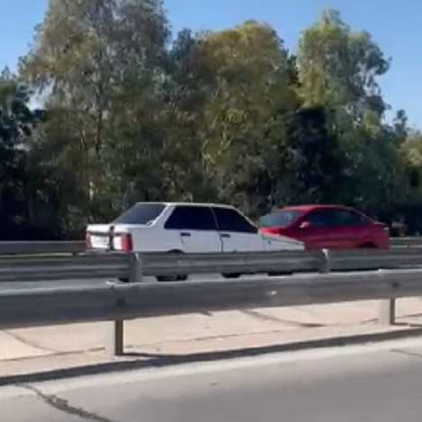 [VIDEO] Terror: un automovilista circuló más de un kilómetro a contramano por Circunvalación