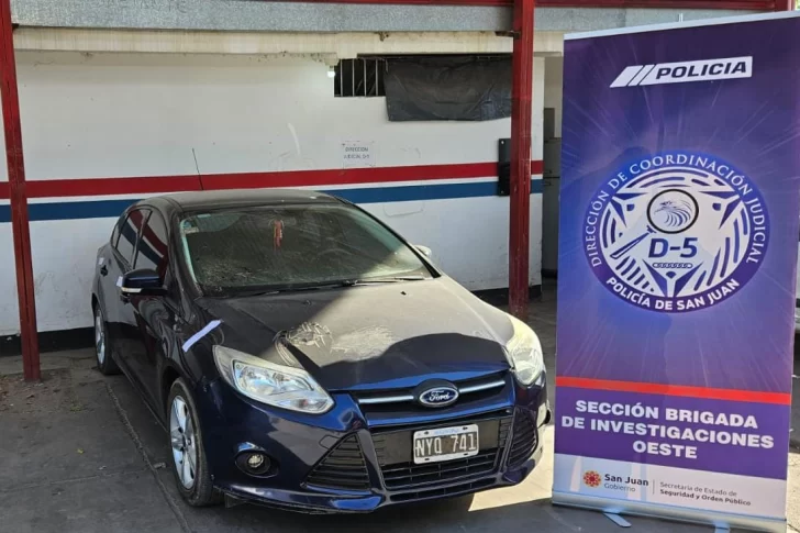 Secuestraron en San Juan un auto implicado en robo millonario en Mendoza