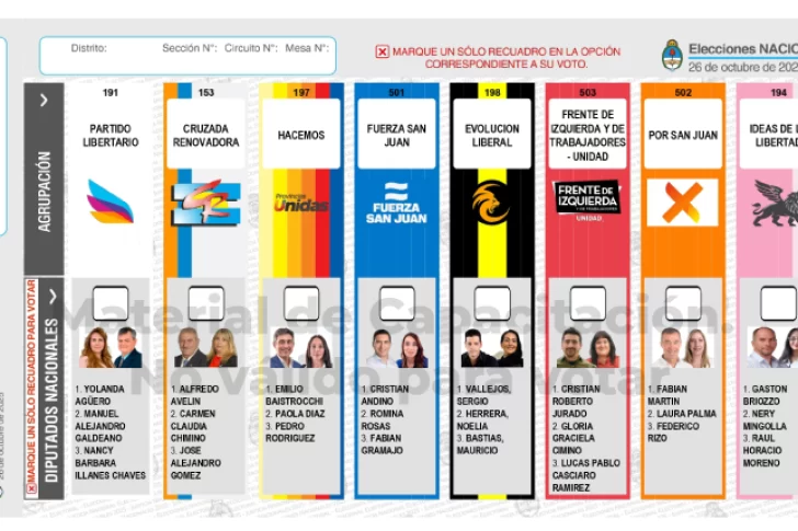 Elecciones legislativas 2025: 15 claves sobre cómo votar con la Boleta Única Papel
