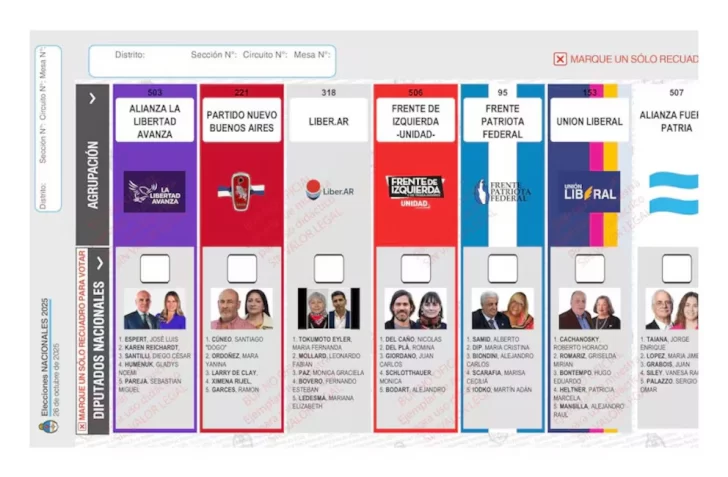 La Justicia demorará la decisión sobre la reimpresión de boletas de LLA en Buenos Aires