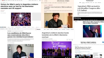 Cómo reflejaron los principales medios del mundo el triunfo de LLA en las elecciones legislativa