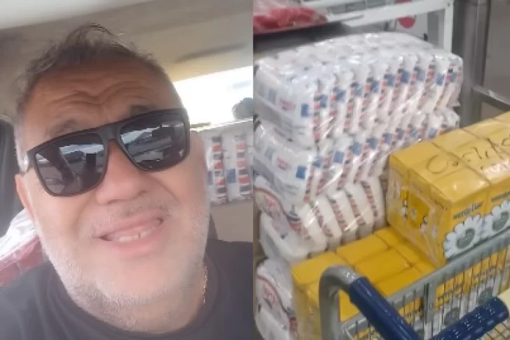 Locutor del problema con el puré de tomates mostró que el supermercado le donó mercadería