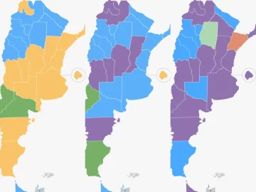 Elecciones: los mapas que muestran los cambios en las fuerzas ganadoras de cada provincia desde 2021 Elecciones: los mapas que muestran los cambios en las fuerzas ganadoras de cada provincia desde 2021