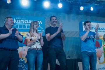 Y un día, Aballay apareció en la campaña peronista en Pocito y un comentario generó revuelo