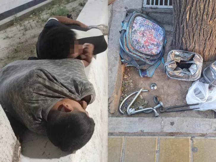 Dos menores de 15 y 16 años fueron sorprendidos con un termotanque y grifería robada Dos menores de 15 y 16 años fueron sorprendidos con un termotanque y grifería robada
