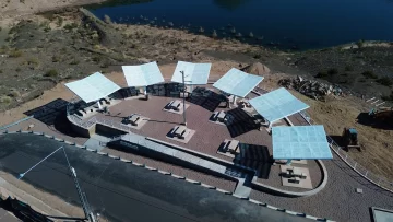 Mirá cómo avanzan los cinco nuevos miradores en el Dique Punta Negra