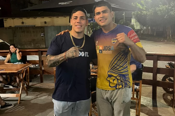 Ismael Rivero entrena en el gimnasio de Brian Castaño en Buenos Aires siguiendo sus sueños