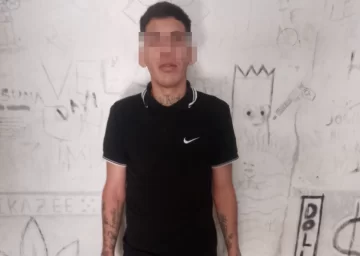 Lo detuvieron por ocasionar disturbios en la calle y era un preso fugado del penal