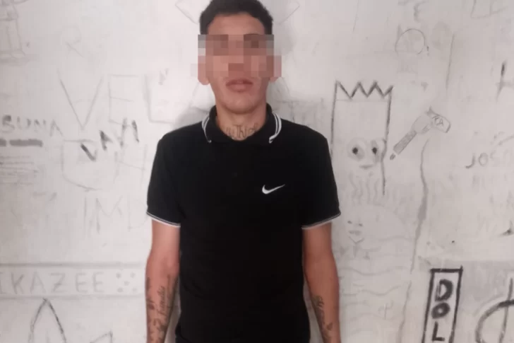 Lo detuvieron por ocasionar disturbios en la calle y era un preso fugado del penal