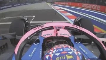 Colapinto terminó 19° en la primera práctica del Gran Premio de Singapur