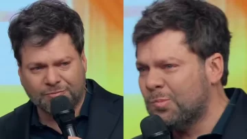 Guido Kaczka rompió en llanto en vivo