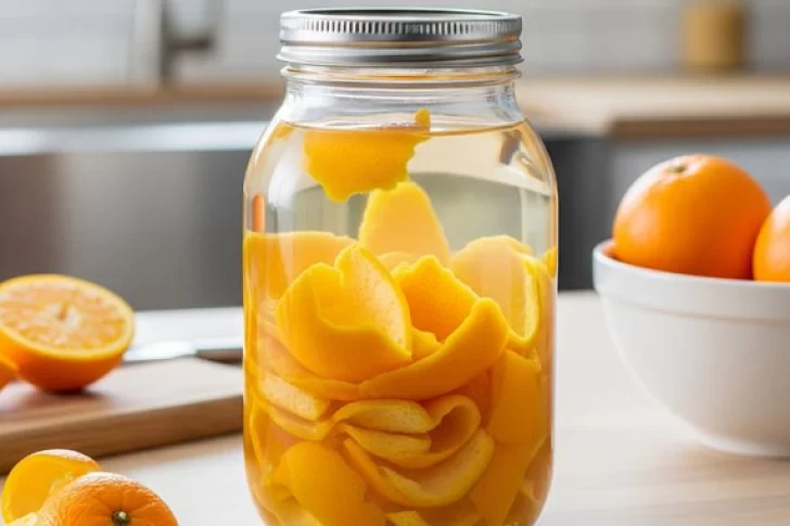 Cómo hacer un detergente natural con agua y cáscaras de naranja