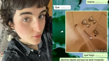 Pidió ayuda a su mamá tras un accidente doméstico y la respuesta se volvió viral