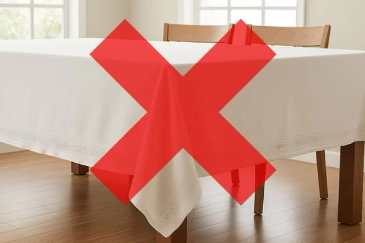 Adiós al mantel de tela: el nuevo material que será tendencia en 2026