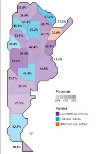 Así se pintó el país con los resultados de las Legislativas 2025 Así se pintó el país con los resultados de las Legislativas 2025