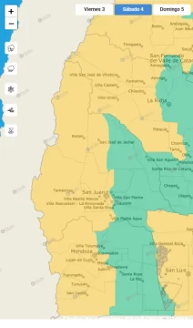Qué dice el SMN sobre los fuertes vientos de este sábado en San Juan: el pronóstico para cada departamento