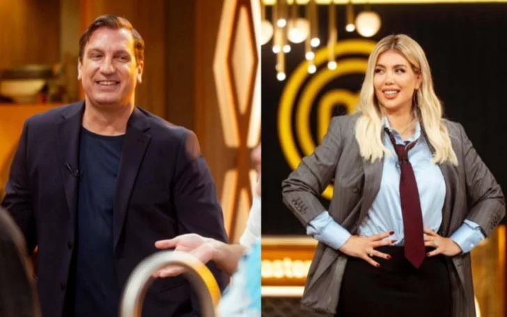 El picante cruce entre Wanda Nara y Maxi López en el debut de MasterChef Celebrity