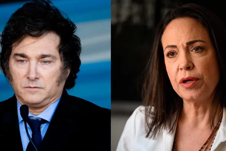Javier Milei felicitó a María Corina Machado por el Nobel de la Paz y reconoció su lucha contra la “narcodictadura”