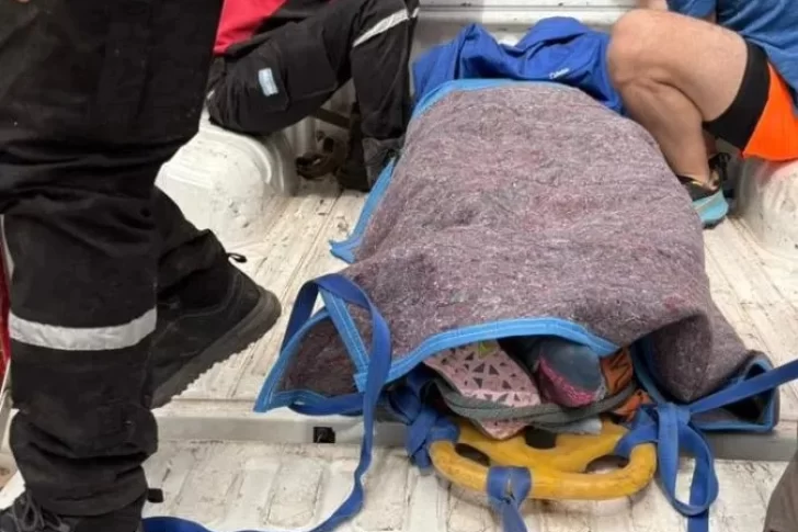 Rescatan a una mujer que se accidentó cuando hacía trekking en Las Tapias