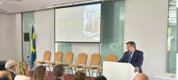 Orrego disertó en un importante encuentro minero organizado por Suecia: “En San Juan no queremos una minería a cualquier costo”