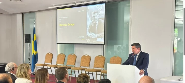 Orrego disertó en un importante encuentro minero organizado por Suecia: “En San Juan no queremos una minería a cualquier costo”