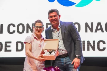 Orrego estuvo en el II Congreso Nacional de Deporte Inclusivo que se realizó en San Juan