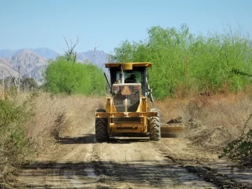 Realizan un operativo inédito de limpieza en el Parque Sarmiento para reducir riegos de incendio