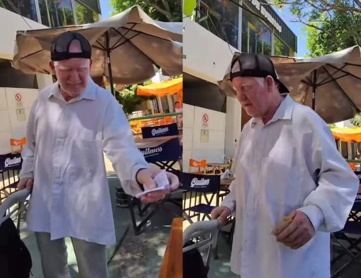 Se sentó a tomar un café, estaba grabando y justo se acercó el “Payito”: reacciones dispares en las redes Se sentó a tomar un café, estaba grabando y justo se acercó el “Payito”: reacciones dispares en las redes