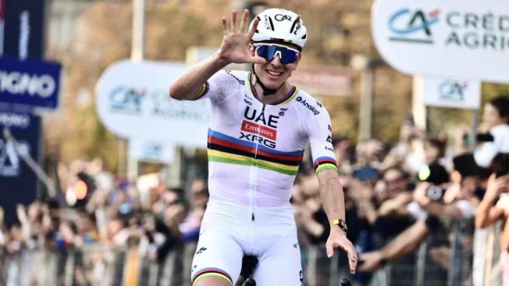 Pogacar ganó su quinto Giro de Lombardía consecutivo y se metió en la historia Pogacar ganó su quinto Giro de Lombardía consecutivo y se metió en la historia