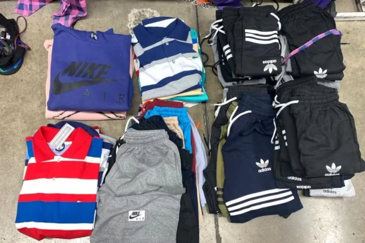 Secuestraron más de 2.300 prendas truchas por un valor de $69 millones