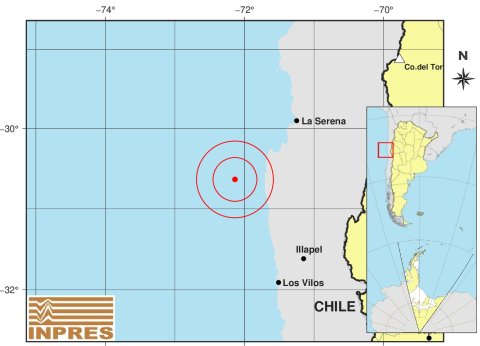 Fuerte sismo de 5,4° en la Costa Pacífica se sintió en San Juan