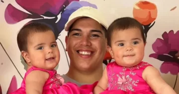Thiago Medina dio el primer paseo con sus hijas luego del alta de su accidente