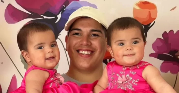 Thiago Medina dio el primer paseo con sus hijas luego del alta de su accidente