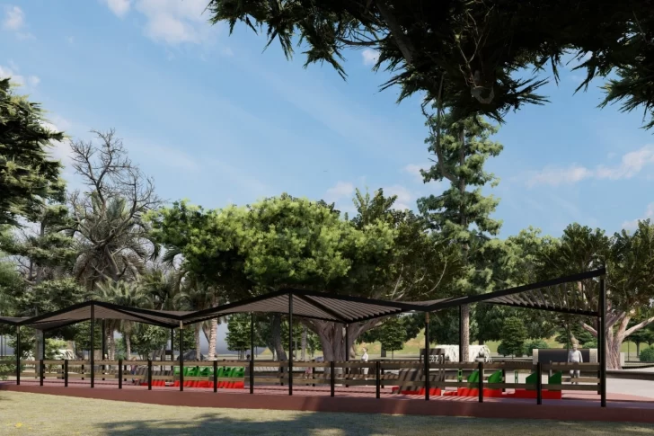 El viejo tren del Parque de Mayo quedará en exposición y el que comenzará a circular será completamente nuevo