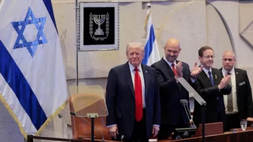 Trump fue ovacionado en el Parlamento de Israel: “Es el fin de una guerra, el fin de una era de terror”