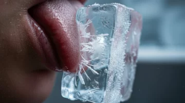Esto pasa cuando apoyás la lengua en el hielo: la explicación científica