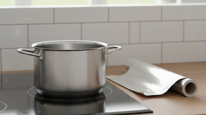 El método con papel aluminio que deja las ollas como nuevas en 5 minutos El método con papel aluminio que deja las ollas como nuevas en 5 minutos