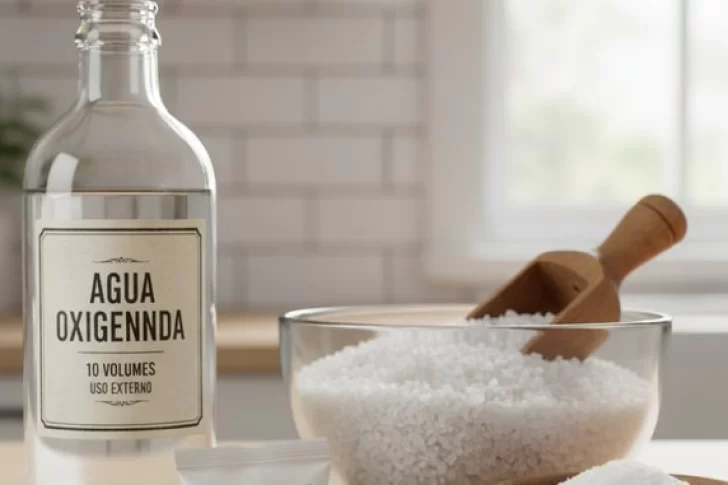 La poderosa combinación de agua oxigenada y sal que sirve para mucho más de lo que imaginás
