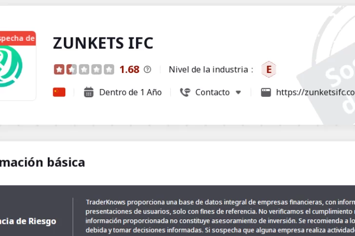 Por qué Zunkets IFC, la plataforma investigada en San Juan por presunta estafa, tiene calificación de “alto riesgo”