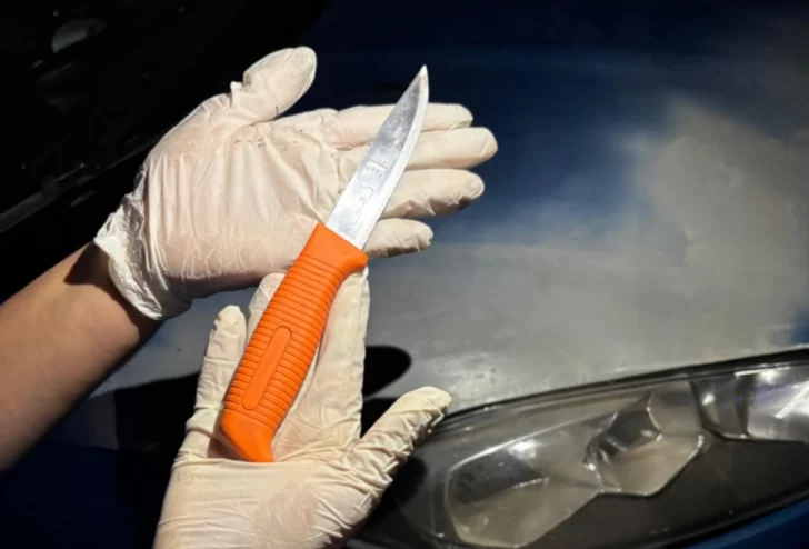 Detuvieron a un hombre en Jáchal por cortar cubiertas de un auto y amenazar con un cuchillo Detuvieron a un hombre en Jáchal por cortar cubiertas de un auto y amenazar con un cuchillo