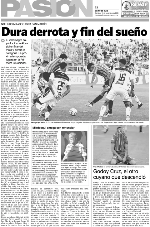 Tapa Pasion 16 de Noviembre 2025