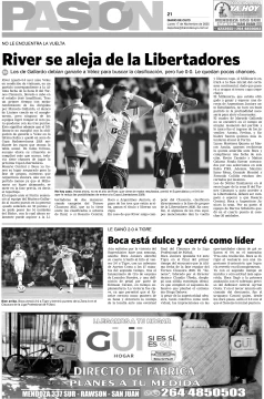 Tapa Pasión 17 de Noviembre del 2025